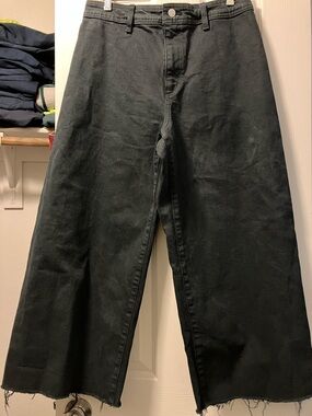 Universal Thread Black High-Rise Wide Leg Flare Jeans